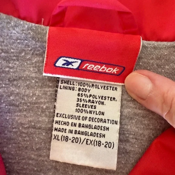 Vintage Reebok Kansas City Chiefs Windbreaker, Size XL, NFL - Picture 6 of 8